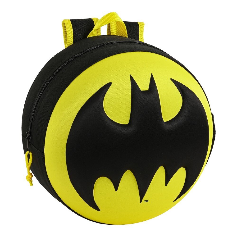 3D Bērnu soma Batman Melns Dzeltens (31 x 31 x 10 cm) cena | 220.lv