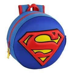 3D Bērnu soma Superman Sarkans Zils Dzeltens (31 x 31 x 10 cm) cena un informācija | Skolas somas | 220.lv
