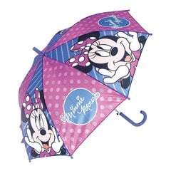 Автоматический зонтик Minnie Mouse Lucky, синий / розовый, Ø 84 cм цена и информация | Аксессуары для детей | 220.lv