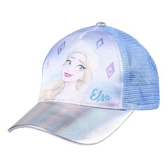 Bērnu cepure ar nagu Frozen Sudrabains Zils (53 cm) цена и информация | Шапки, перчатки, шарфы для девочек | 220.lv