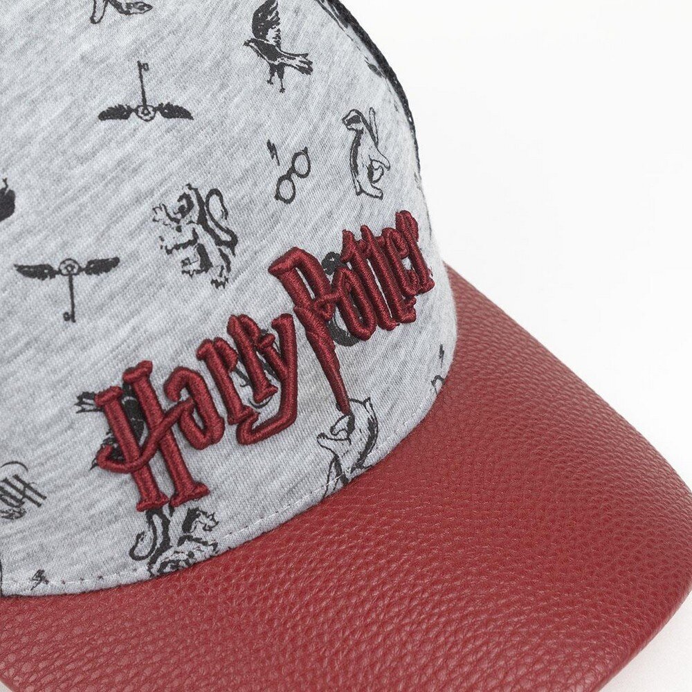 Bērnu cepure ar nagu Harry Potter Sarkanbrūns Pelēks (53 cm) cena un informācija | Cepures, cimdi, šalles zēniem | 220.lv