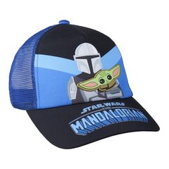 Bērnu cepure ar nagu The Mandalorian Zils (53 cm) cena un informācija | Cepures, cimdi, šalles zēniem | 220.lv