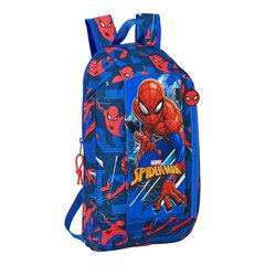 Ikdienas Mugursoma Spiderman Great power Sarkans Zils (22 x 39 x 10 cm) cena un informācija | Skolas somas | 220.lv