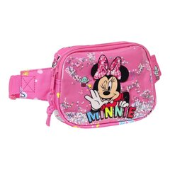 Jostas Somiņa Minnie Mouse Lucky Rozā (14 x 11 x 4 cm) cena un informācija | Bērnu aksesuāri | 220.lv