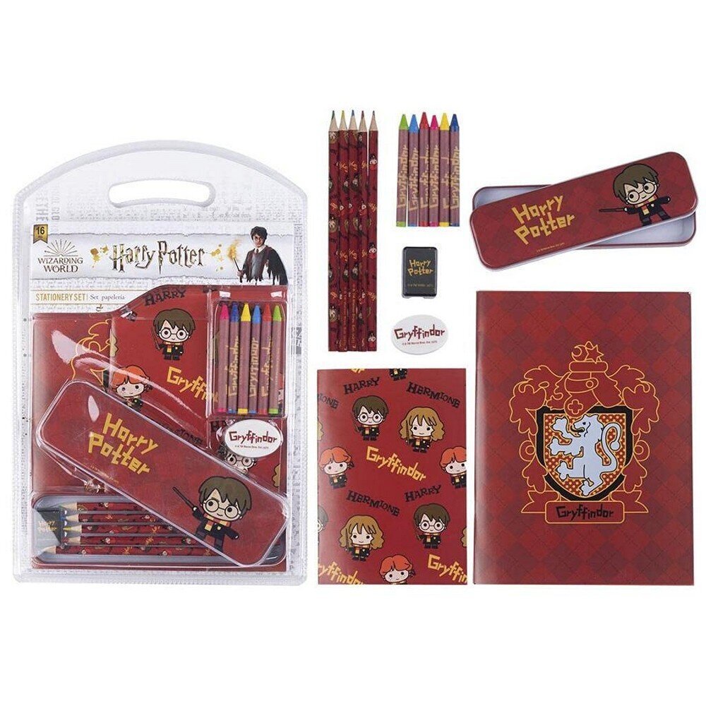 Kancelejas Komplekts Harry Potter 16 Daudzums Sarkans цена и информация | Kancelejas preces | 220.lv