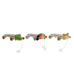 Ksilofons DKD Home Decor Metāls Koks (27 x 13.6 x 8.5 cm) (3 pcs) cena un informācija | Attīstošās rotaļlietas | 220.lv