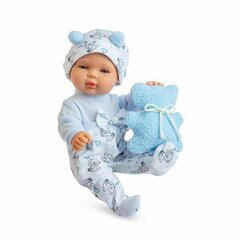Куколка Berjuan Baby Smile 498-21, синяя цена и информация | Игрушки для девочек | 220.lv