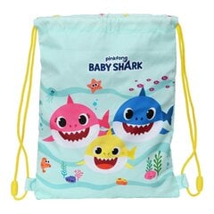 Mugursoma ar lencēm Baby Shark Beach day (26 x 34 x 1 cm) cena un informācija | Skolas somas | 220.lv