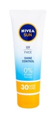 Nivea Sun UV Face Shine Control aizsardzība pret sauli sejai, 50 ml cena un informācija | Sauļošanās krēmi | 220.lv