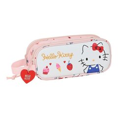 Penālis Hello Kitty Happiness Girl Rozā Balts (21 x 8 x 6 cm) cena un informācija | Penāļi | 220.lv