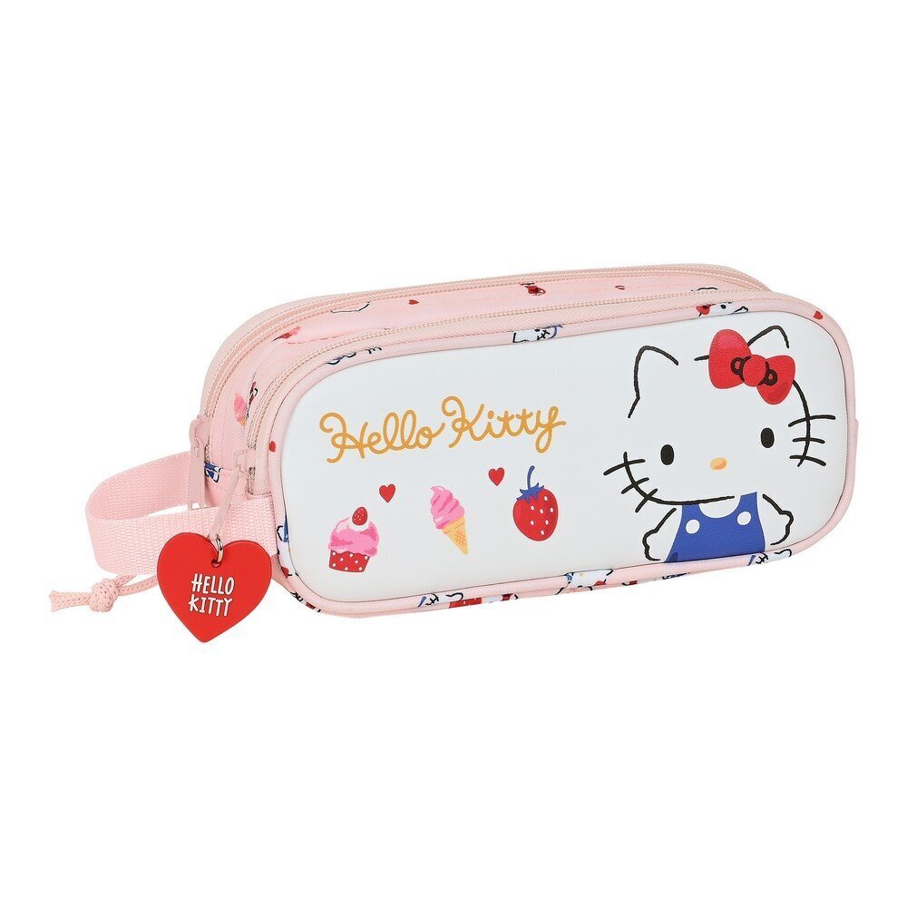 Penālis Hello Kitty Happiness Girl Rozā Balts (21 x 8 x 6 cm) цена и информация | Penāļi | 220.lv