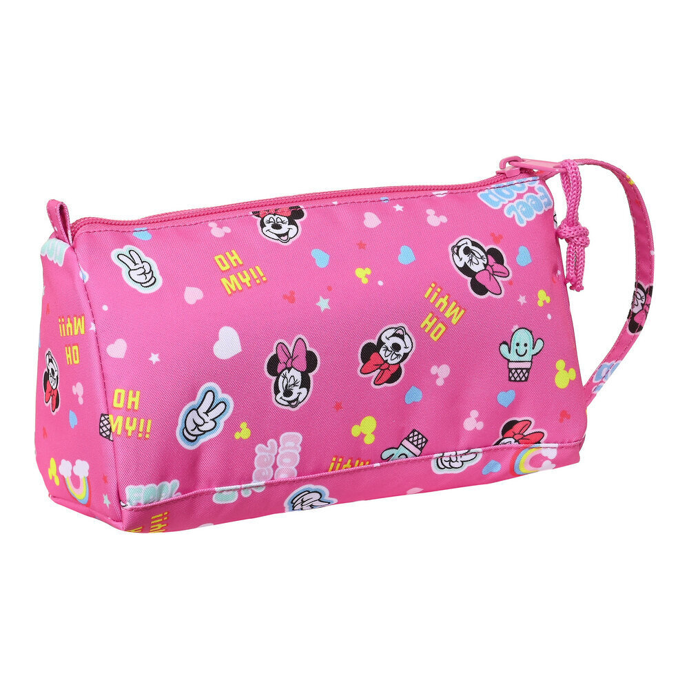 Penālis Minnie Mouse Lucky Rozā (20 x 11 x 8.5 cm) cena un informācija | Penāļi | 220.lv