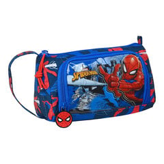 Penālis Spiderman Great Power Sarkans Zils (20 x 11 x 8.5 cm) cena un informācija | Penāļi | 220.lv