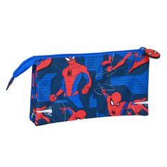 Penālis Spiderman Great power Sarkans Zils (22 x 12 x 3 cm) cena un informācija | Penāļi | 220.lv