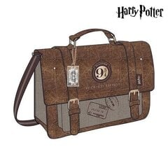 Plecu Soma Harry Potter Brūns (31 x 23 x 9 cm) cena un informācija | Skolas somas | 220.lv