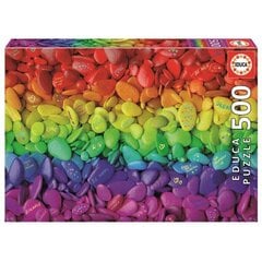 Puzle un domino komplekts Educa Coloured Stones 500 pcs cena un informācija | Puzles, 3D puzles | 220.lv