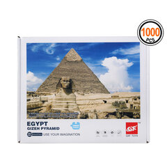 Puzle un domino komplekts Egypt Gizeh Pyramid 1000 pcs cena un informācija | Puzles, 3D puzles | 220.lv