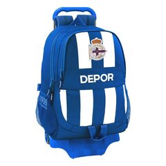 Школьный рюкзак с колесиками 905 R. C. Deportivo de La Coruña цена и информация | Школьные рюкзаки, спортивные сумки | 220.lv