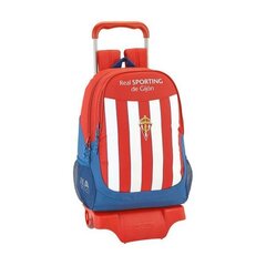 Школьный рюкзак с колесиками 905 Real Sporting de Gijón цена и информация | Школьные рюкзаки, спортивные сумки | 220.lv