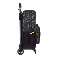 Школьный рюкзак с колесиками Batman Hero, чёрный, 30 x 43 x 14 cм цена и информация | Школьные рюкзаки, спортивные сумки | 220.lv