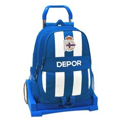 Школьный рюкзак с колесиками Evolution R. C. Deportivo de La Coruña цена и информация | Школьные рюкзаки, спортивные сумки | 220.lv
