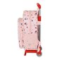 Skolas mugursoma ar riteņiem Hello Kitty Happiness Girl Rozā Balts (26 x 34 x 11 cm) цена и информация | Skolas somas | 220.lv