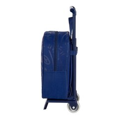 Школьный рюкзак с колесиками Real Madrid C.F. Синий (22 x 28 x 10 cm) цена и информация | Школьные рюкзаки, спортивные сумки | 220.lv