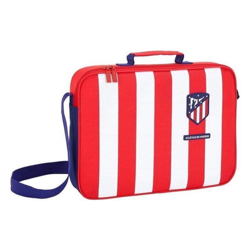 Skolas soma Atlético Madrid Sarkans Zils Balts (38 x 28 x 6 cm) cena un informācija | Skolas somas | 220.lv