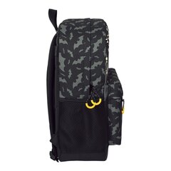 Школьный рюкзак Batman Hero, чёрный (32 x 43 x 14 см) цена и информация | Школьные рюкзаки, спортивные сумки | 220.lv