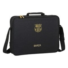 Skolas soma F.C. Barcelona Melns (38 x 28 x 6 cm) cena un informācija | Skolas somas | 220.lv