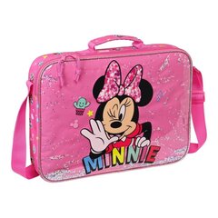 Skolas soma Minnie Mouse Lucky Rozā (38 x 28 x 6 cm) cena un informācija | Skolas somas | 220.lv