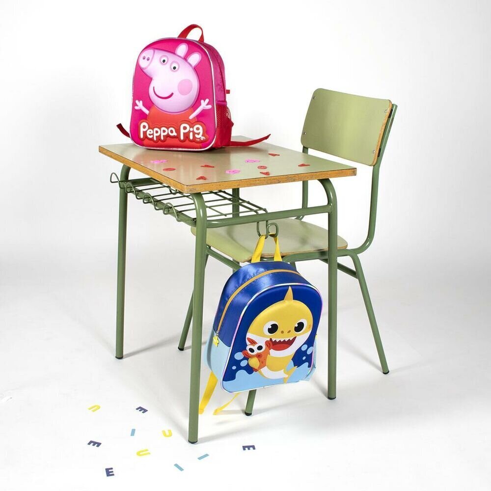 Skolas soma Peppa Pig Rozā (25 x 31 x 10 cm) cena un informācija | Skolas somas | 220.lv