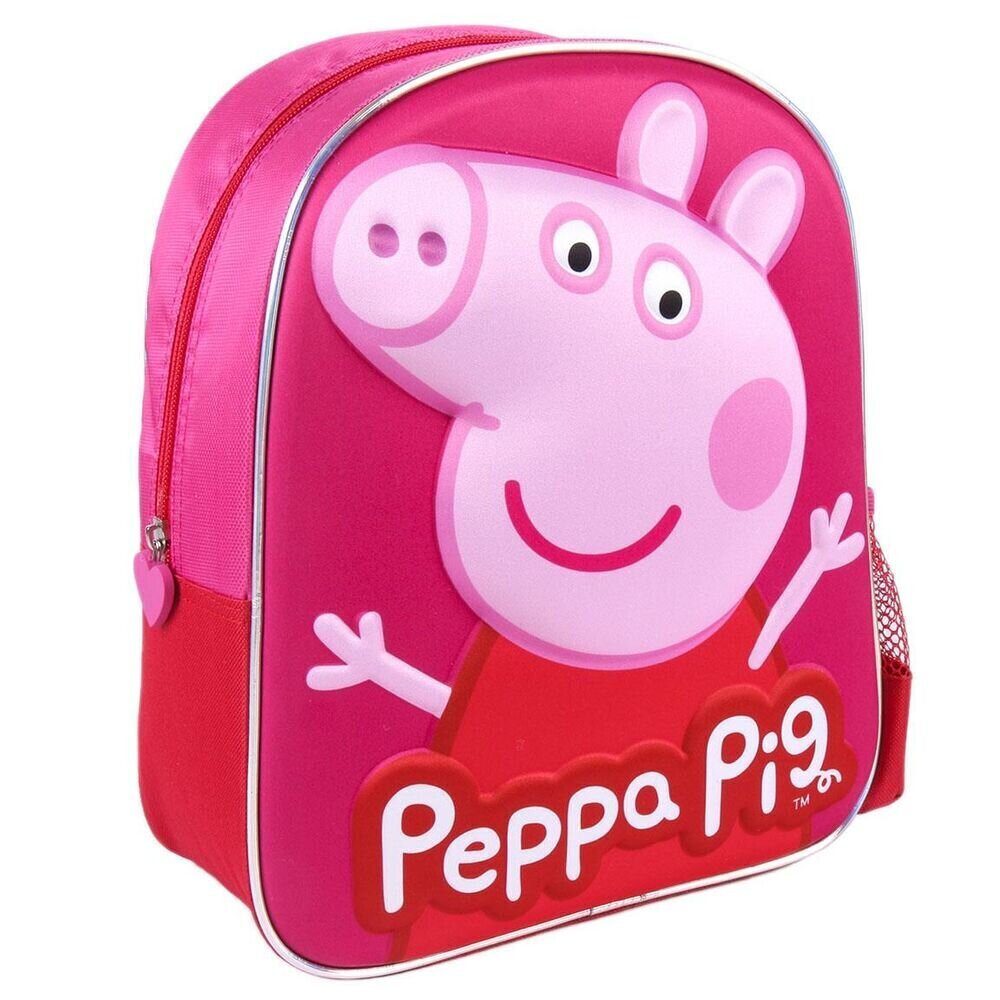 Skolas soma Peppa Pig Rozā (25 x 31 x 10 cm) cena un informācija | Skolas somas | 220.lv