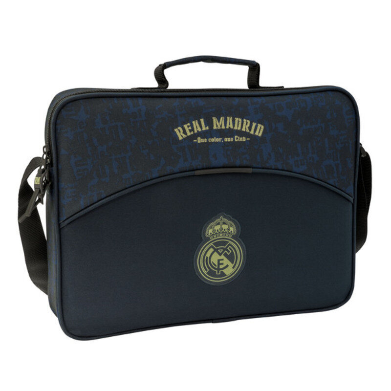 Skolas soma Real Madrid C.F. Tumši Zils (38 x 28 x 6 cm) cena un informācija | Skolas somas | 220.lv