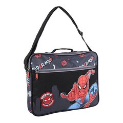 Skolas soma Spiderman Melns (29 x 6 x 38 cm) cena un informācija | Skolas somas | 220.lv