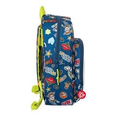 Школьный рюкзак Toy Story Space Hero Тёмно Синий Светло-зеленый (28 x 34 x 10 cm) цена и информация | Школьные рюкзаки, спортивные сумки | 220.lv