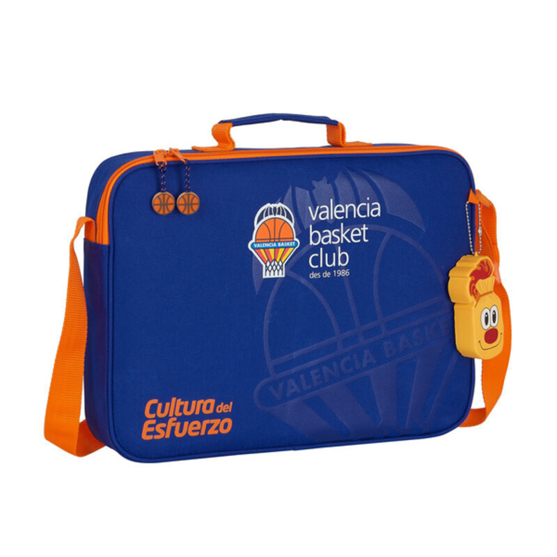 Skolas soma Valencia Basket Zils Oranžs (38 x 28 x 6 cm) cena un informācija | Skolas somas | 220.lv