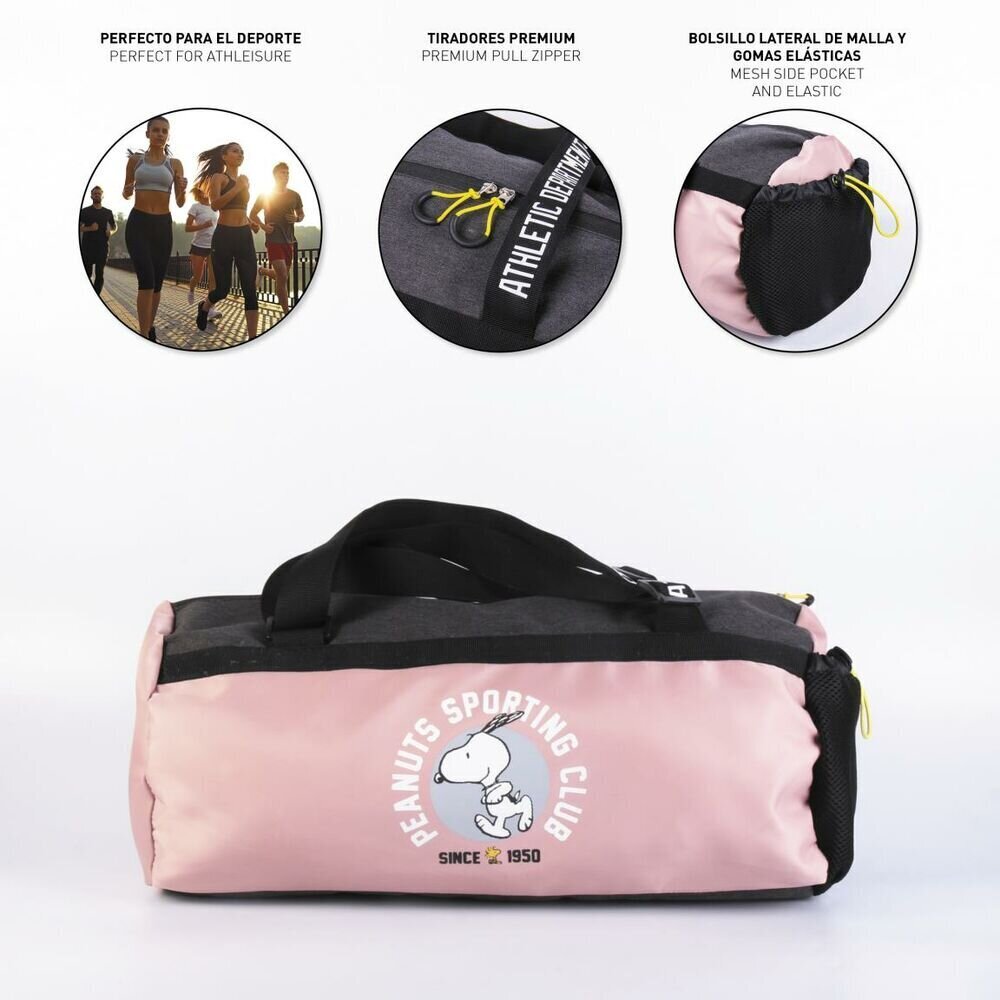 Sporta soma Snoopy Rozā (48 x 25 x 25 cm) cena un informācija | Sporta somas un mugursomas | 220.lv
