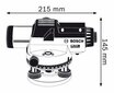 Optiskais līmeņrādis Bosch GOL32D Professional, ar piederumiem цена и информация | Rokas instrumenti | 220.lv
