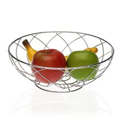 Ваза для фруктов Versa Металл хром Сталь (26 x 9,5 x 26 cm) цена и информация | Посуда, тарелки, обеденные сервизы | 220.lv