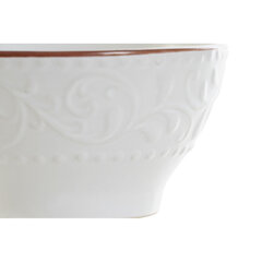 Bļoda DKD Home Decor Balts Keramika (14.7 x 14.7 x 7.7 cm) cena un informācija | Trauki, šķīvji, pusdienu servīzes | 220.lv