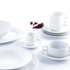 Deserta trauks Quid Basic Keramika Balts (Ø 19 cm) cena un informācija | Trauki, šķīvji, pusdienu servīzes | 220.lv