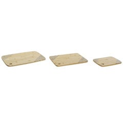 Griešanas dēlis DKD Home Decor Bambuss (24 x 33 x 1 cm) (3 pcs) цена и информация | Pазделочные доски | 220.lv