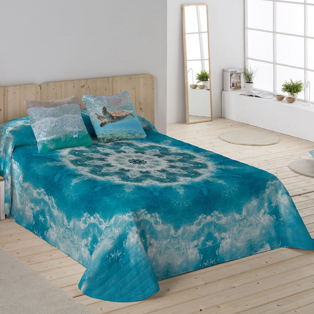 Icehome gultas pārklājs Mandala Sea, 250 x 260 cm цена и информация | Gultas pārklāji, pledi | 220.lv