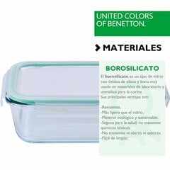 Герметичная коробочка для завтрака Benetton BE084, 1500 мл цена и информация | Посуда для хранения еды | 220.lv