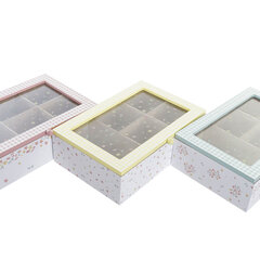 Коробочка для чая DKD Home Decor, стеклянная (23 x 15 x 7 см) (3 шт.) цена и информация | Посуда для хранения еды | 220.lv