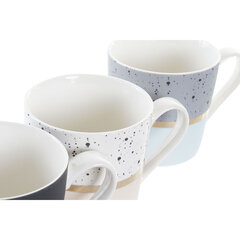 Кружка Mug DKD Home Decor, 410 мл, 4 шт. цена и информация | Стаканы, фужеры, кувшины | 220.lv