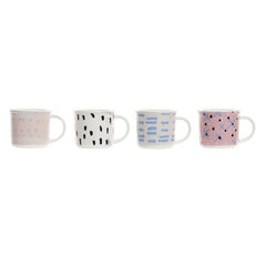 Кружка Mug DKD Home Decor, керамика, 310 мл, 4 шт. цена и информация | Стаканы, фужеры, кувшины | 220.lv