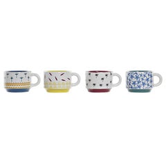 Кружка Mug DKD Home Decor, 150 мл, 4 шт. цена и информация | Стаканы, фужеры, кувшины | 220.lv