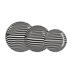 Māla trauki Quid Zebra Melns Balts Keramika (18 Daudzums) cena un informācija | Trauki, šķīvji, pusdienu servīzes | 220.lv